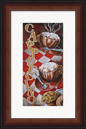 Framed Cappuccino for Two Print