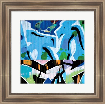 Framed Street Flow III Print