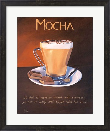 Framed Urban Mocha Print