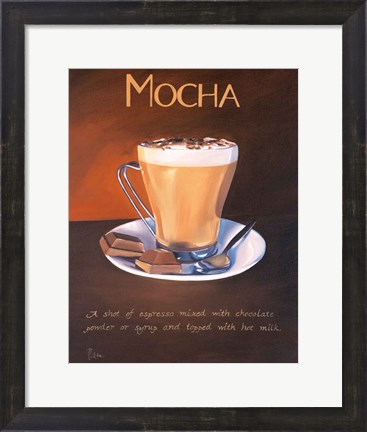 Framed Urban Mocha Print