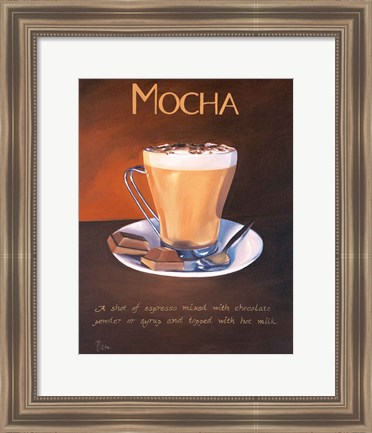 Framed Urban Mocha Print