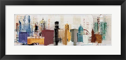 Framed Urban Design Print