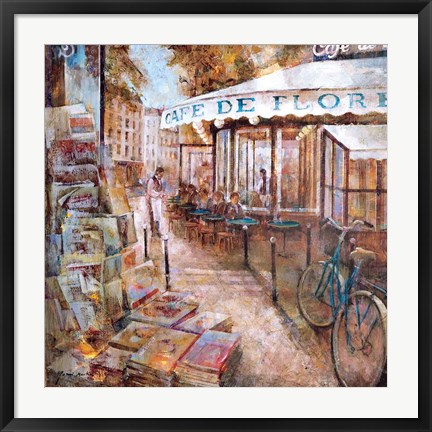 Framed St.Germain, Paris Print