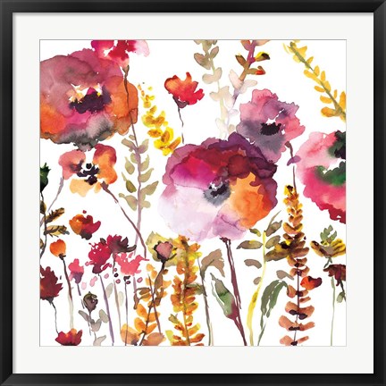 Framed Blooms and Blossoms Print