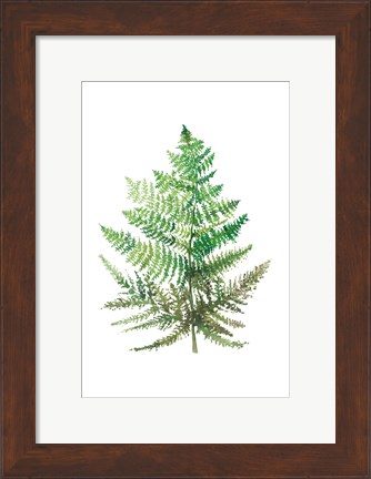 Framed Wild Greens I Print