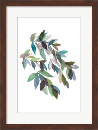 Framed Leaf Collection II Print