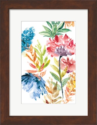 Framed Lush Floral II Print