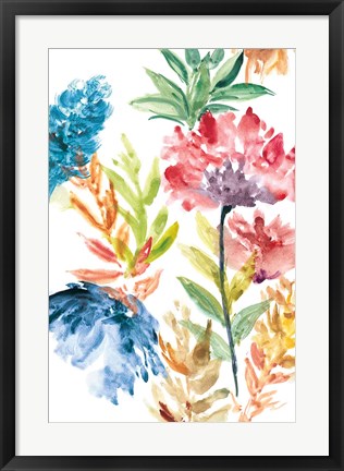 Framed Lush Floral II Print