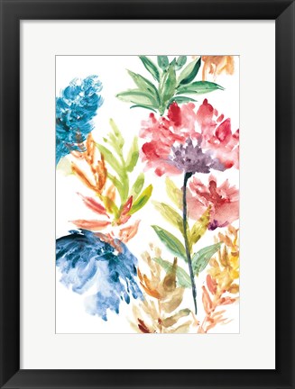 Framed Lush Floral II Print