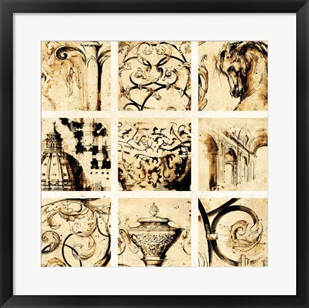 Framed Classical Style Print