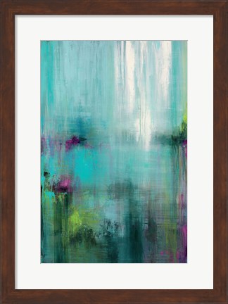 Framed Lily Reflections Print