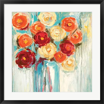 Framed Sunlit Blooms Print