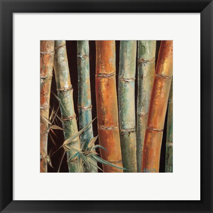 Framed Caribbean Bamboo I Print