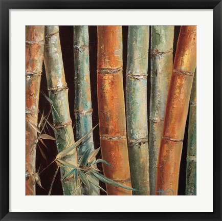 Framed Caribbean Bamboo I Print