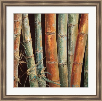 Framed Caribbean Bamboo I Print