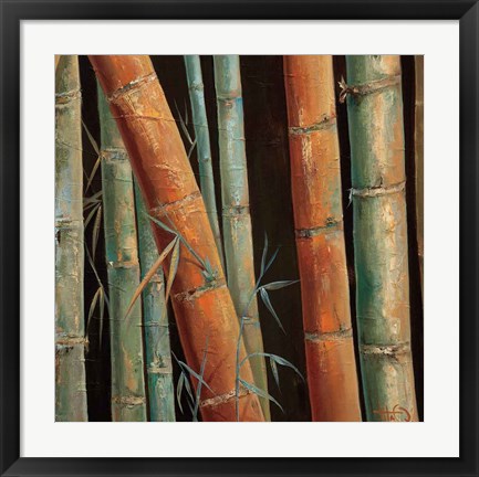 Framed Caribbean Bamboo II Print