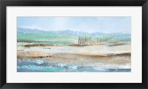 Framed Sea Breeze II Print