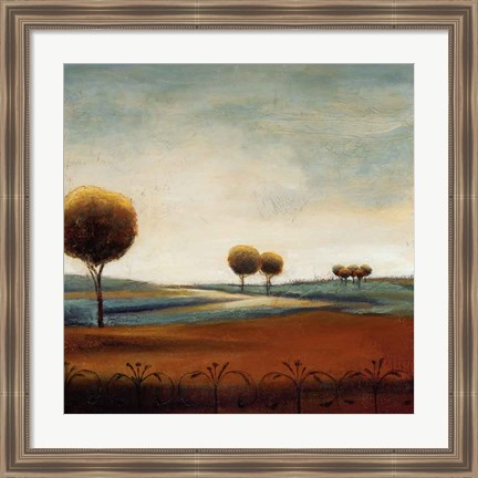 Framed Tranquil Plains I Print