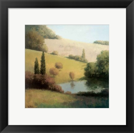 Framed Inspired Hillsides I Print