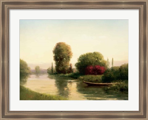 Framed By the Riverside Print