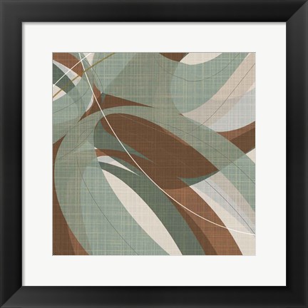 Framed Mint Ripple IV Print