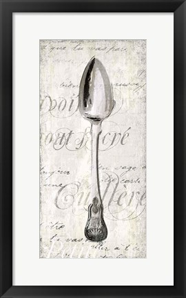 Framed Decoative Spoon Print