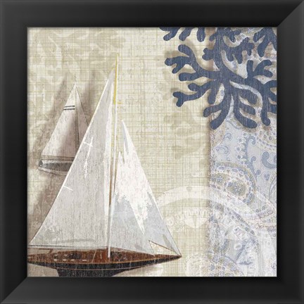 Framed Sailing Adventure I Print