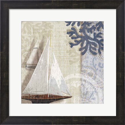 Framed Sailing Adventure I Print