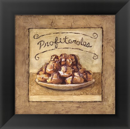 Framed Profiteroles Print