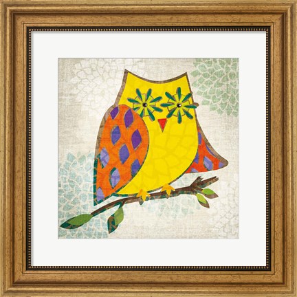 Framed Who&#39;s Hoo II Print