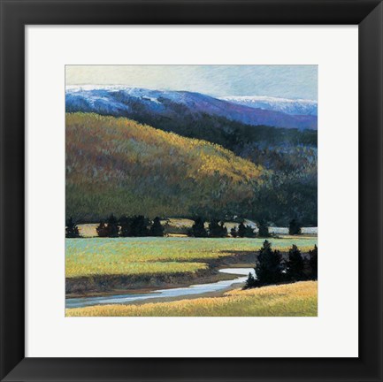 Framed Foothills In The Late Spring Print