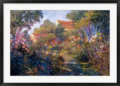 Framed Annapolis Garden Print