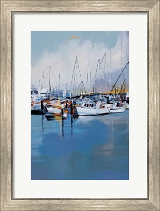 Framed Along The Quay Print