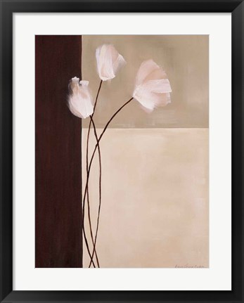 Framed Floral Whispers II Print