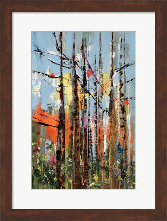 Framed Eclectic Forest Print