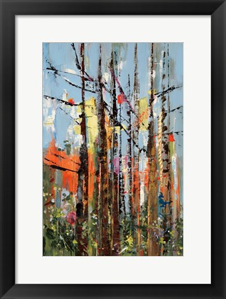 Framed Eclectic Forest Print