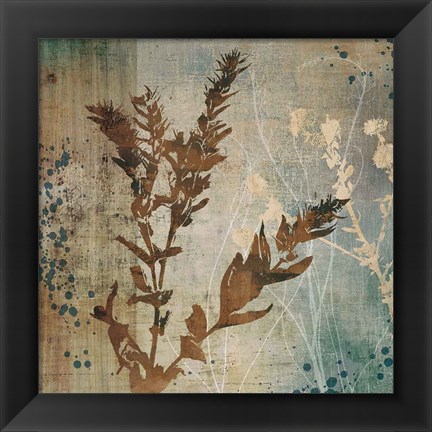 Framed Organic Elements II Print