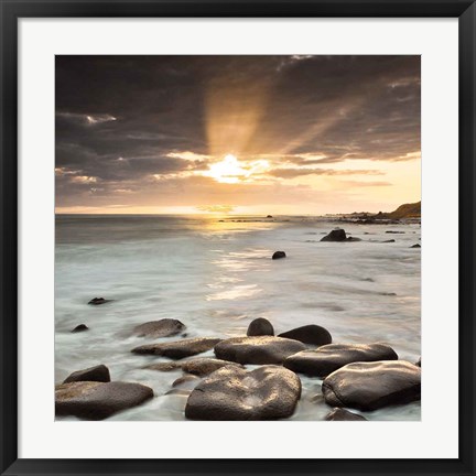 Framed Nordic Sunset Print