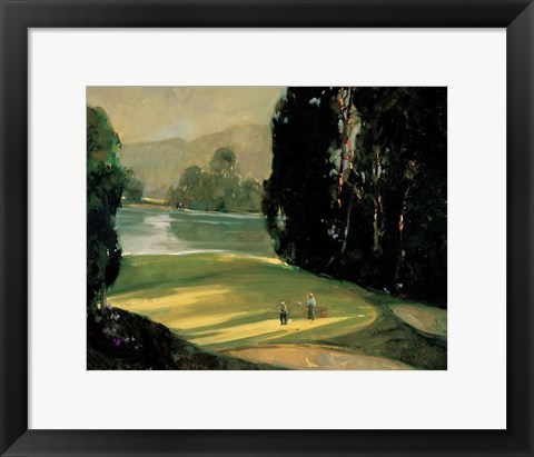 Framed Putt for Par Print