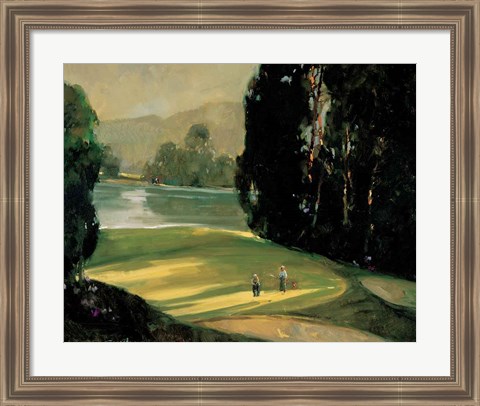 Framed Putt for Par Print