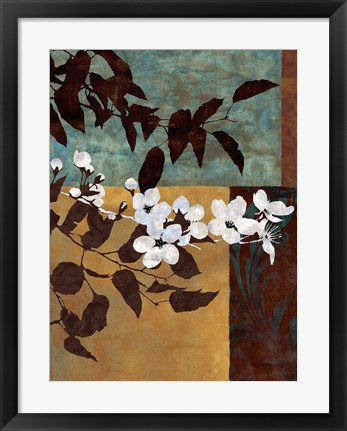 Framed Spring Blossoms I Print