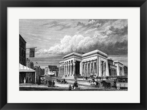 Framed Tombs Hall Of Justice New York City Print