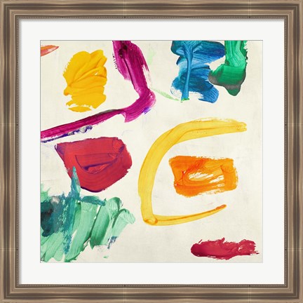 Framed Games of Children II Print