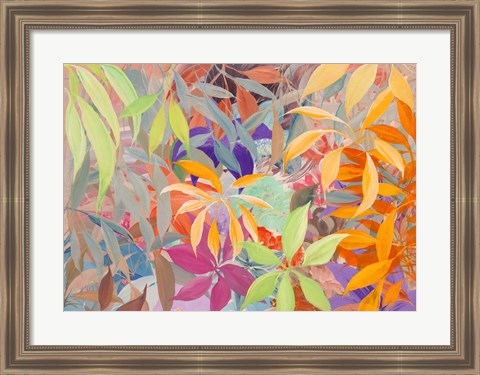 Framed Giungla colorata Print