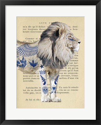 Framed Tattooed Savannah II Print