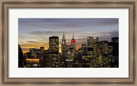 Framed Midtown Manhattan Print