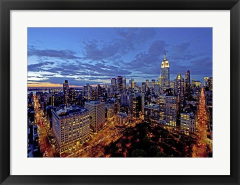 Framed Chelsea and Midtown Manhattan Print