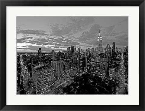 Framed Chelsea and Midtown Manhattan Print