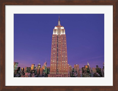 Framed Empire State Building Print