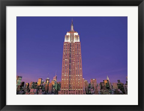 Framed Empire State Building Print